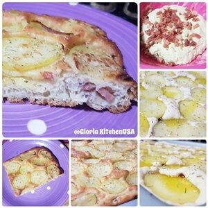 Focaccia morbida con speck (nell’impasto) e patate