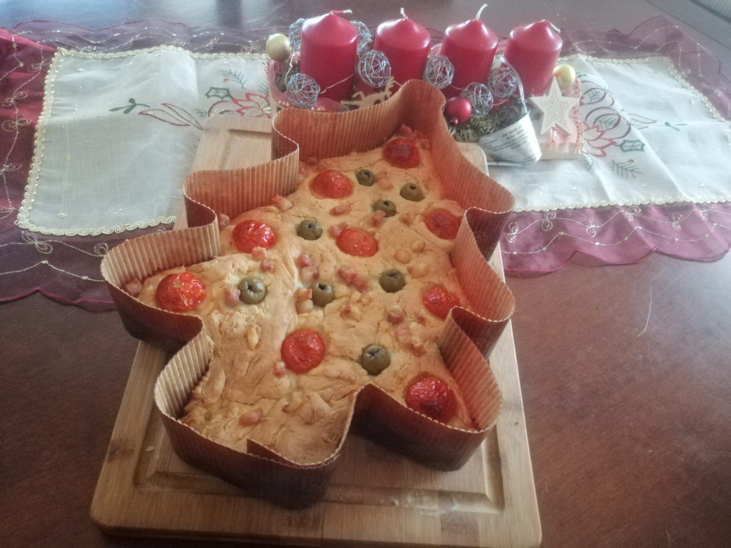 Focaccia natalizia