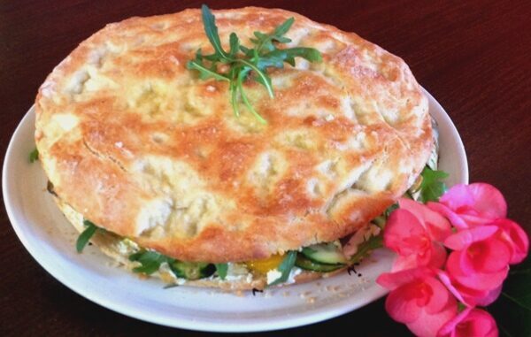 Focaccia primavera