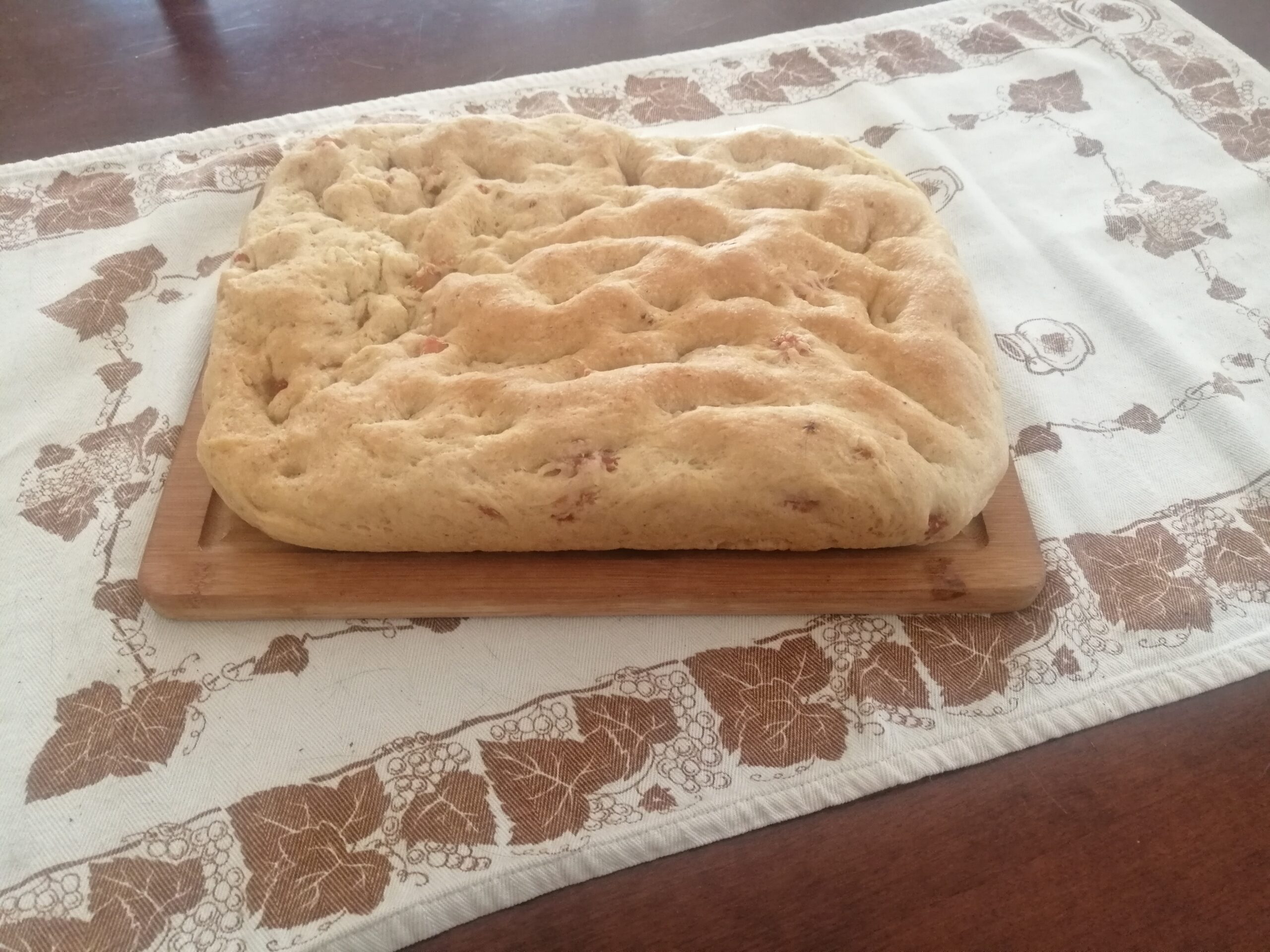 Focaccia romagnola alla pancetta
