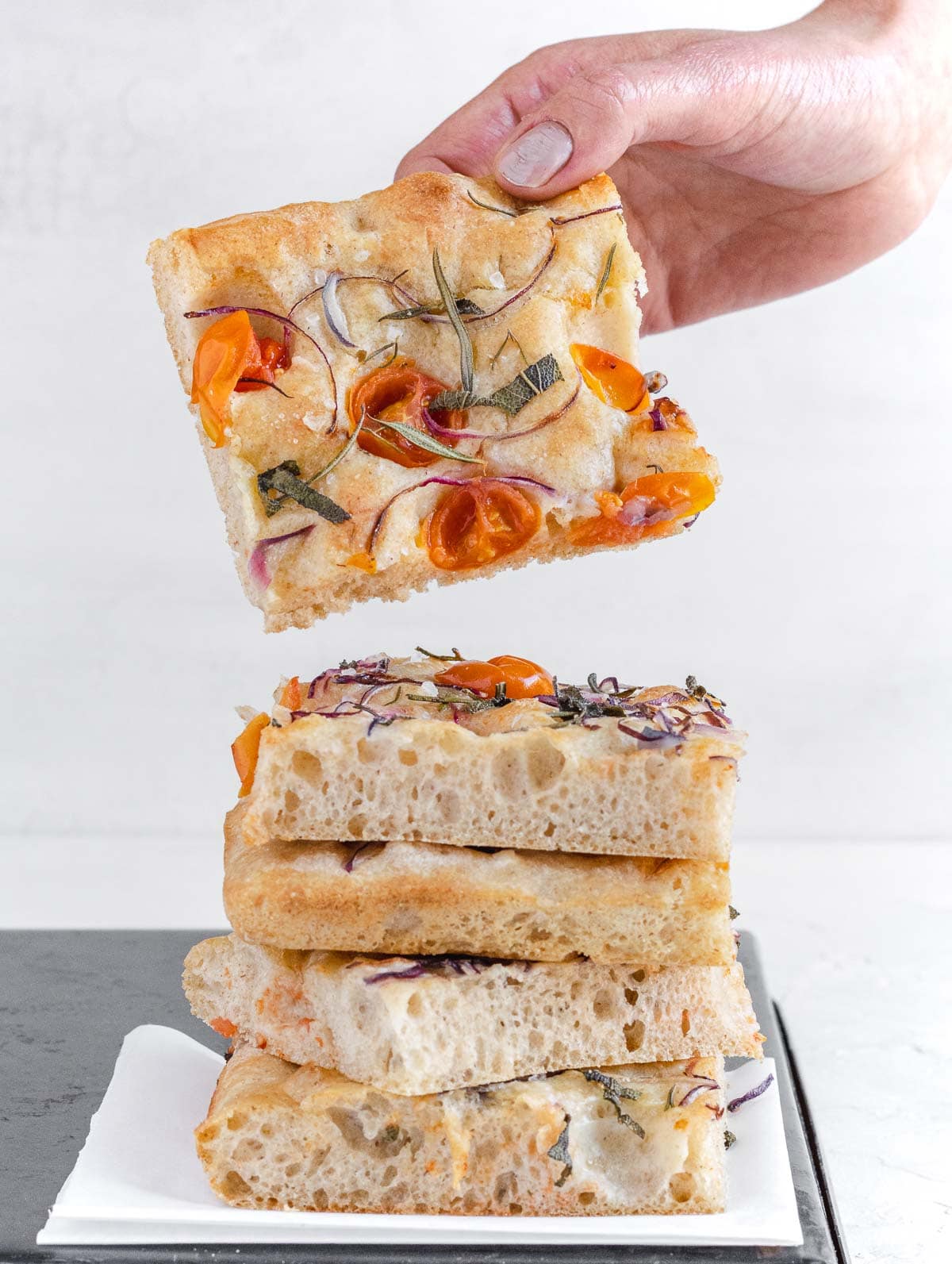 Focaccia rustica senza impasto