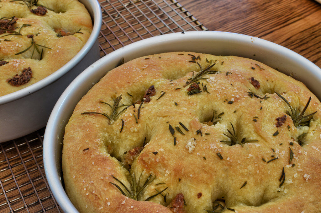 Focaccia senza glutine al rosmarino