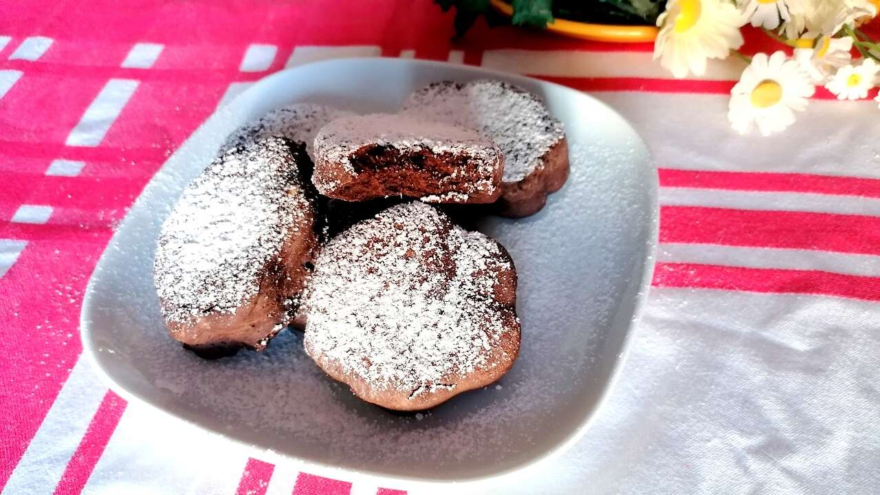 Focaccine al cacao istantanee, bimby e tradizionali