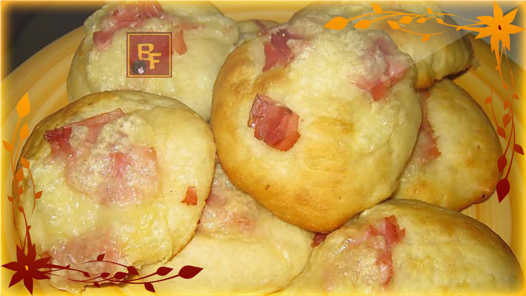 Focaccine al prosciutto cotto