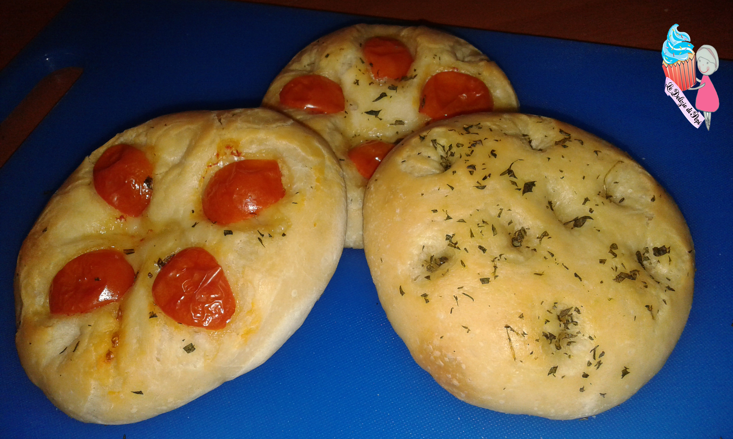 Focaccine con lievito madre
