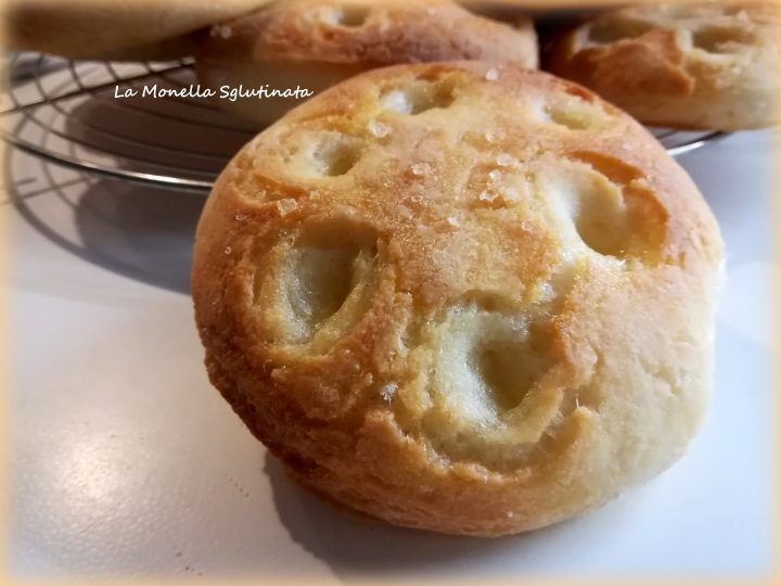 Focaccine con lievito madre senza glutine