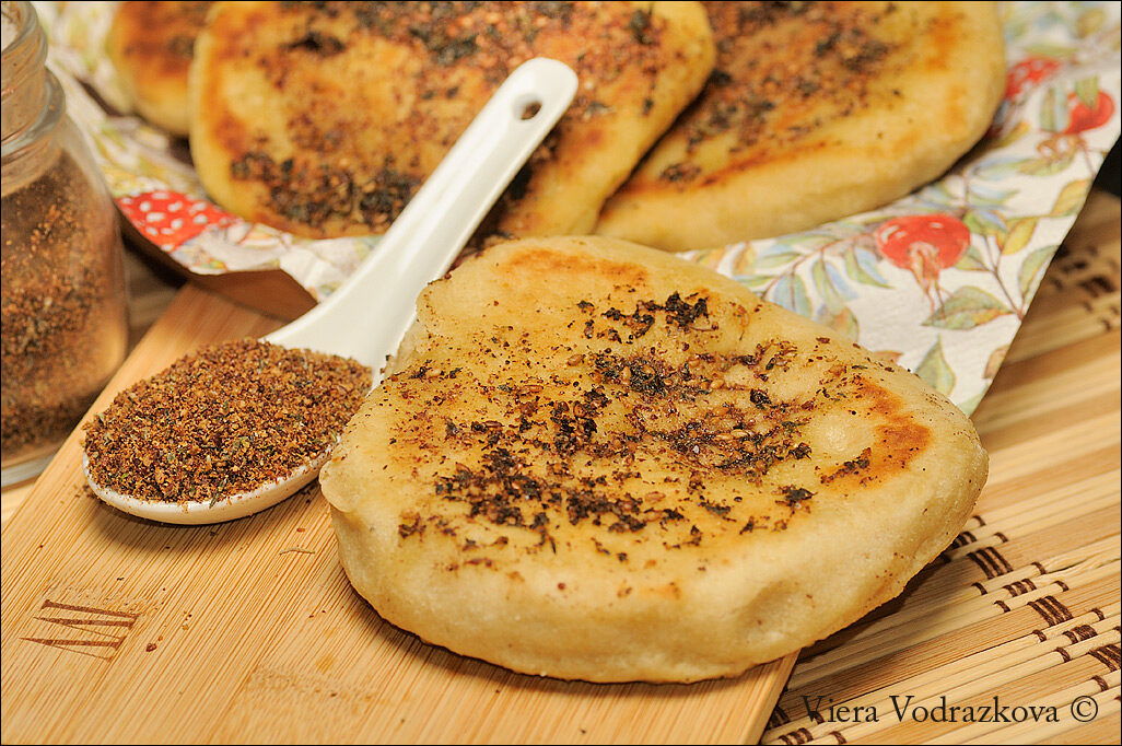 Focaccine manakeesh zaatar  a modo mio in padella