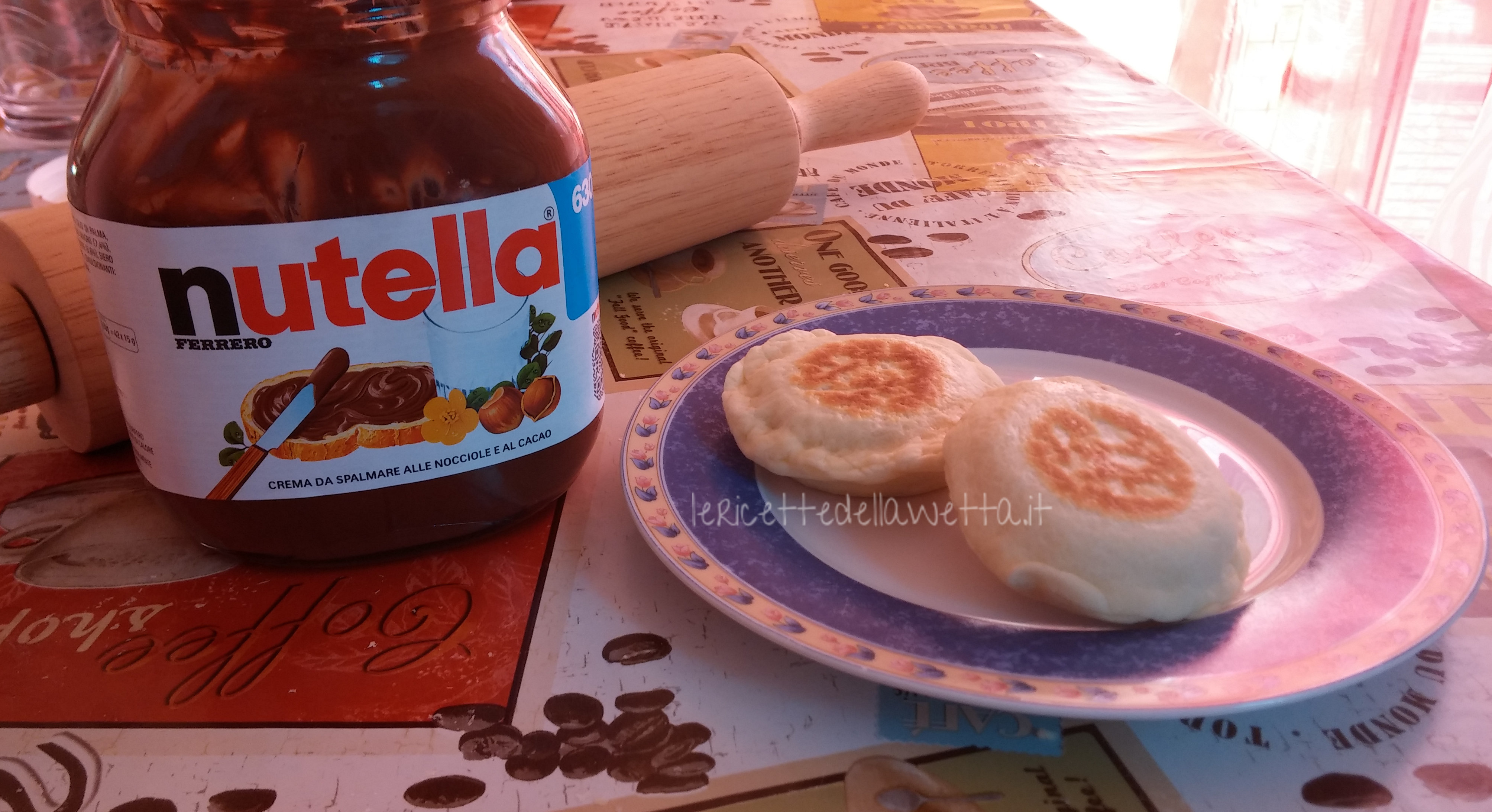 Focaccine veloci alla nutella