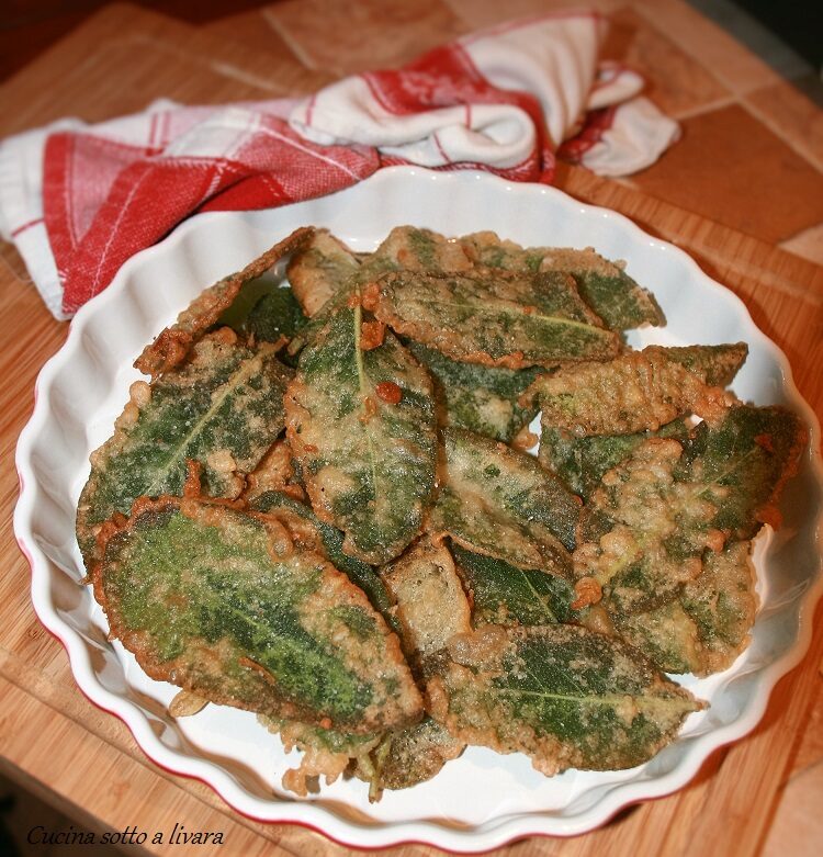 Foglie di salvia fritte