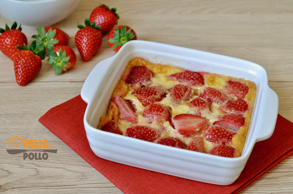 Fragole con crema al cocco