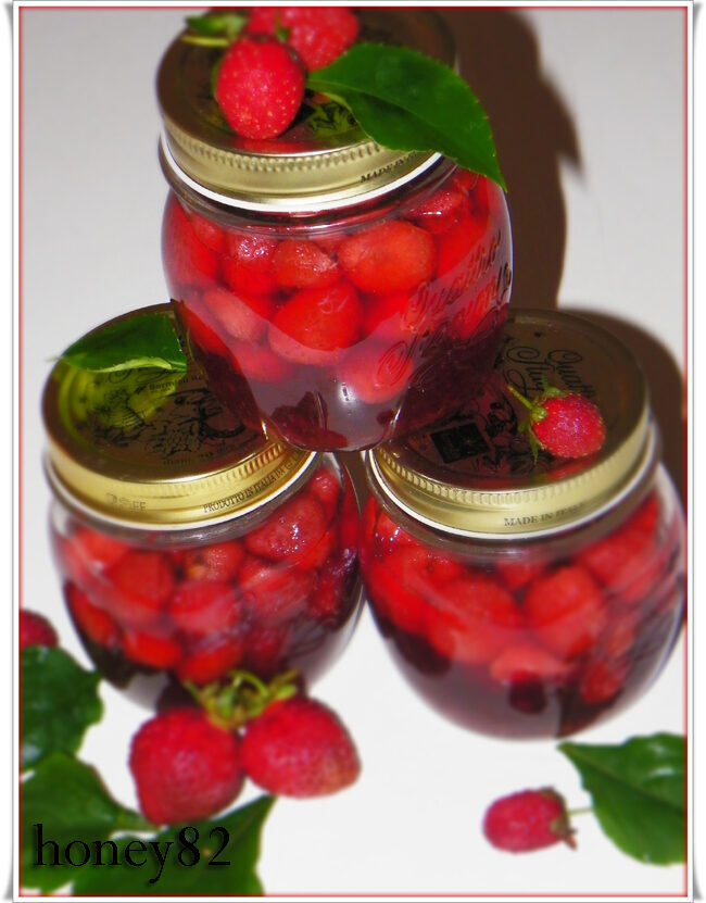 Fragole sciroppate