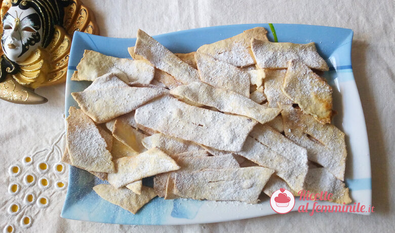 Frappe al forno friabili