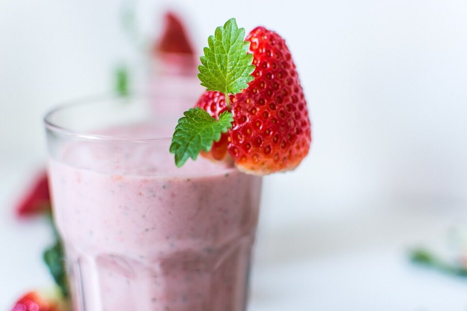 Frappè alla fragola