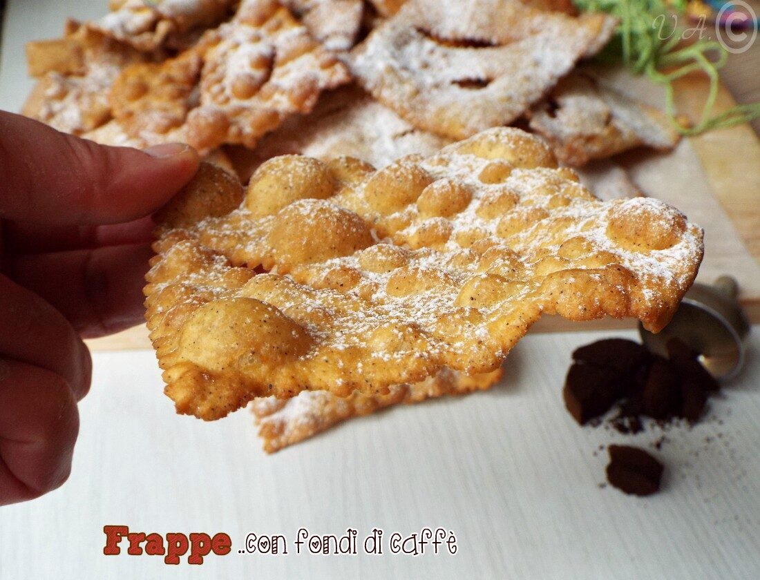 Frappe con fondi di caffè