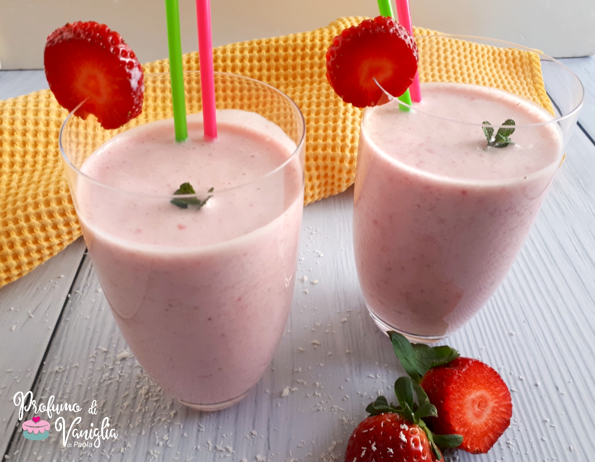 Frappé FRAGOLE E COCCO