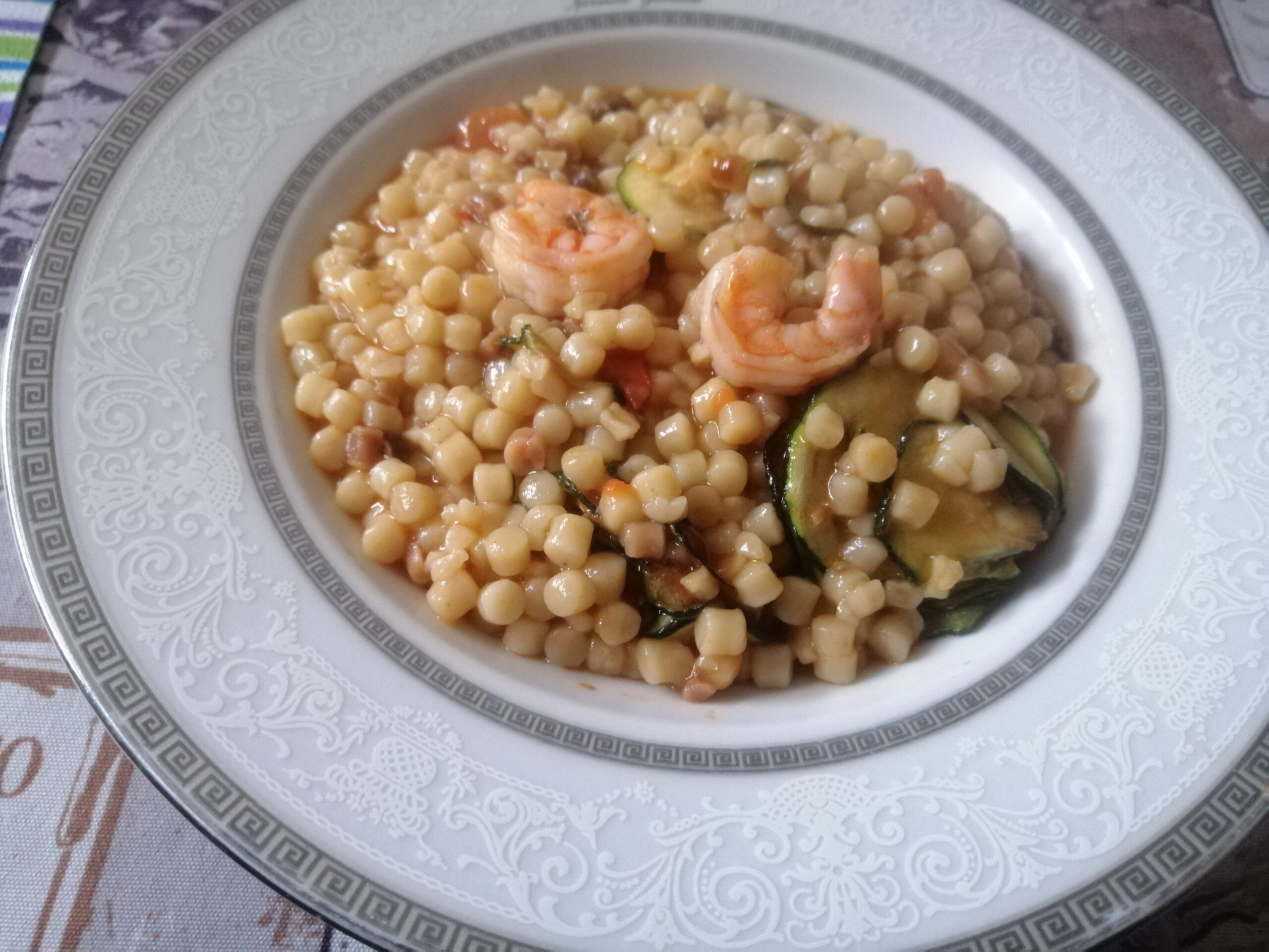 Fregola sarda alle mazzancolle