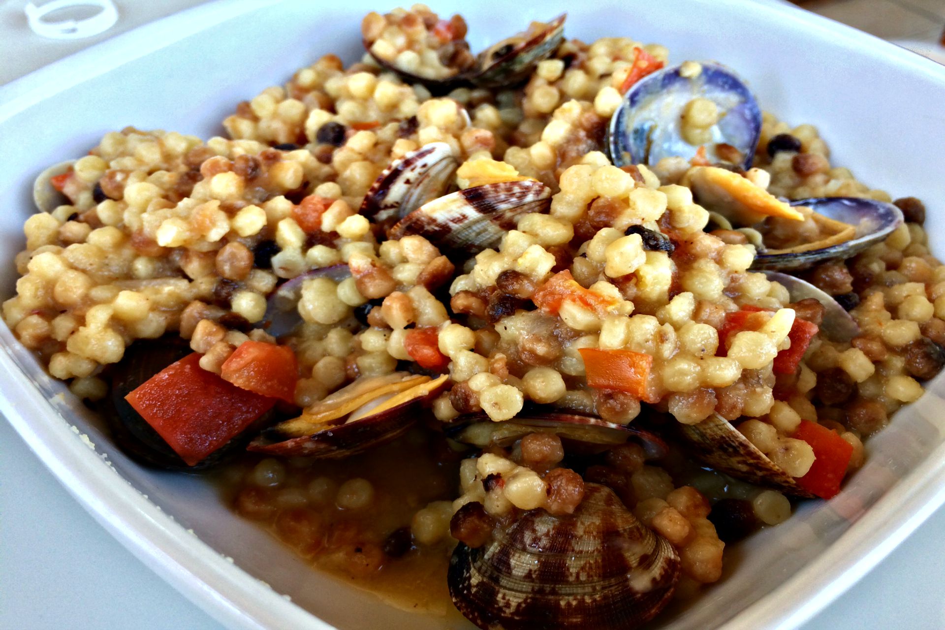 Fregola sarda con le arselle