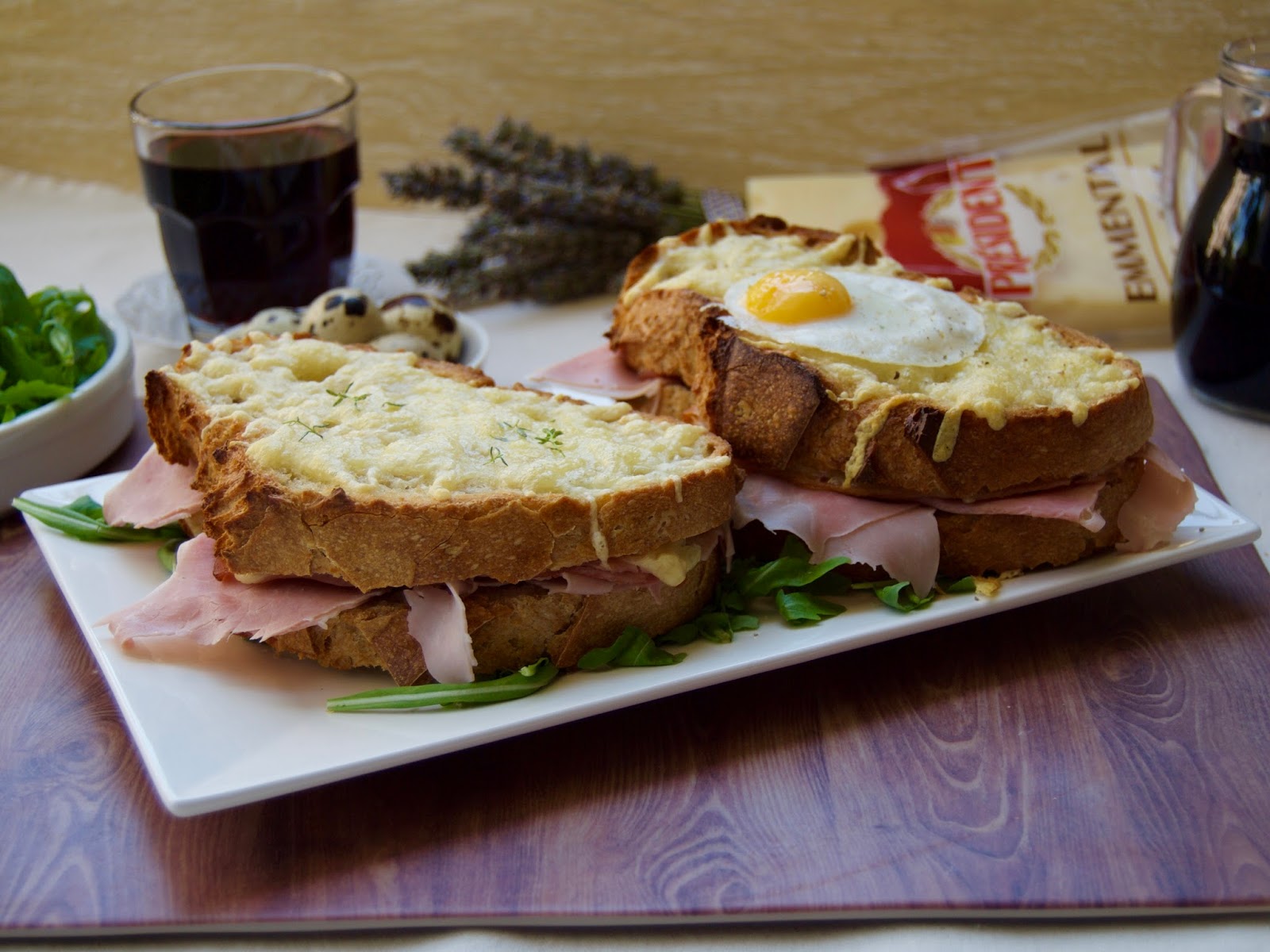 French toast: il croque madame e il croque monsieur!