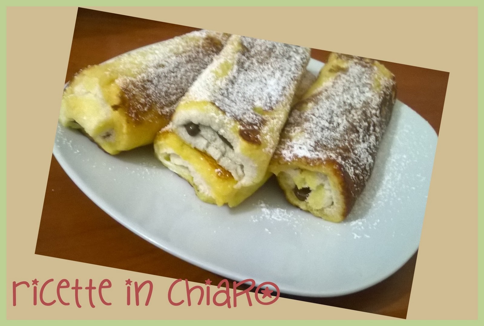 French toast rolls alla nutella