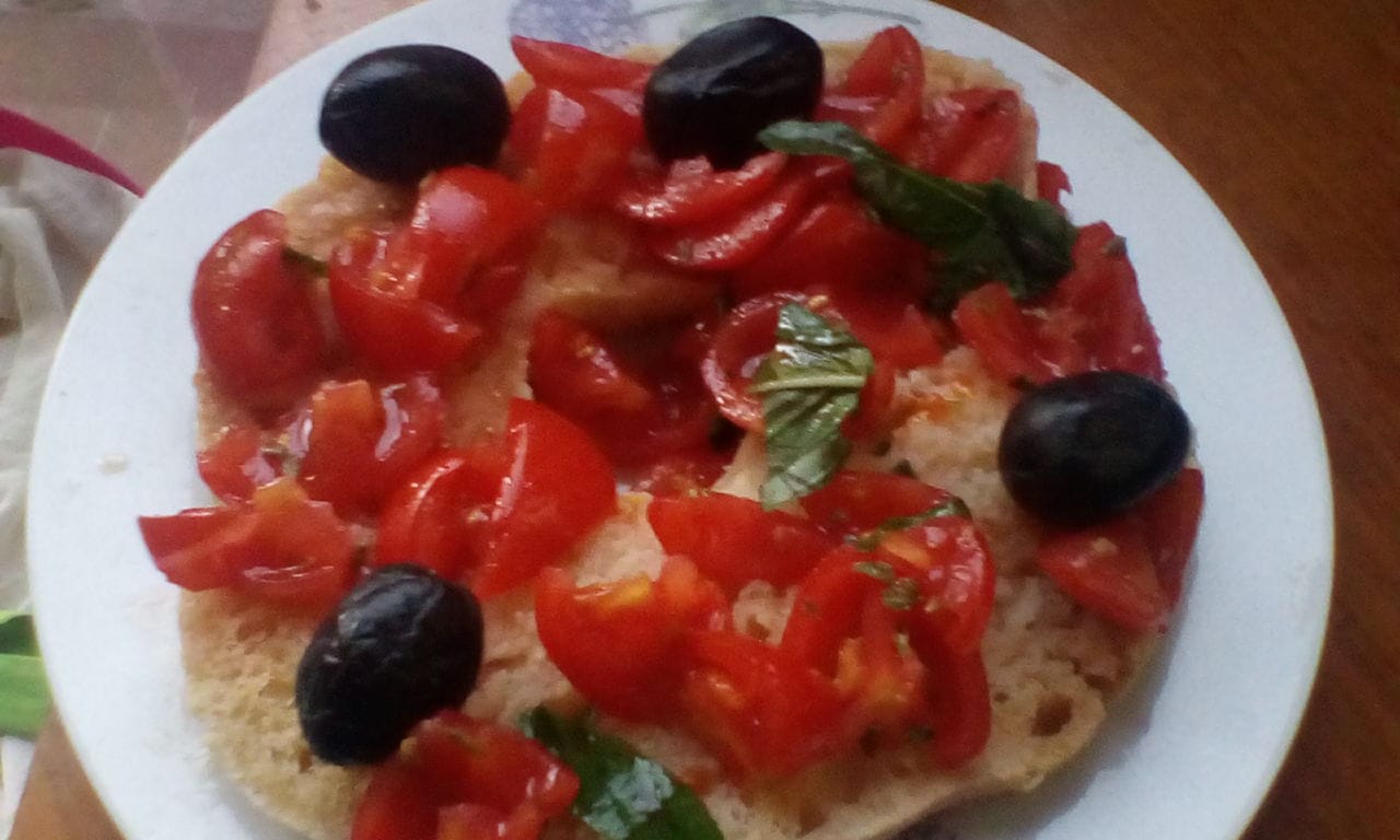 Freselle con il pomodoro
