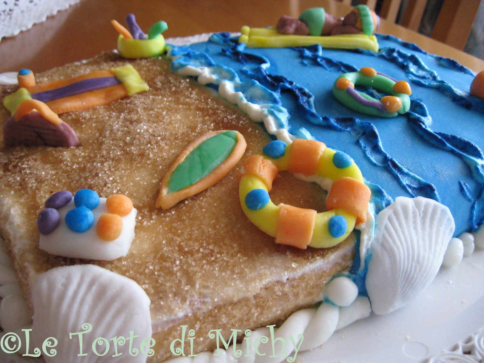 Fresh summer cake