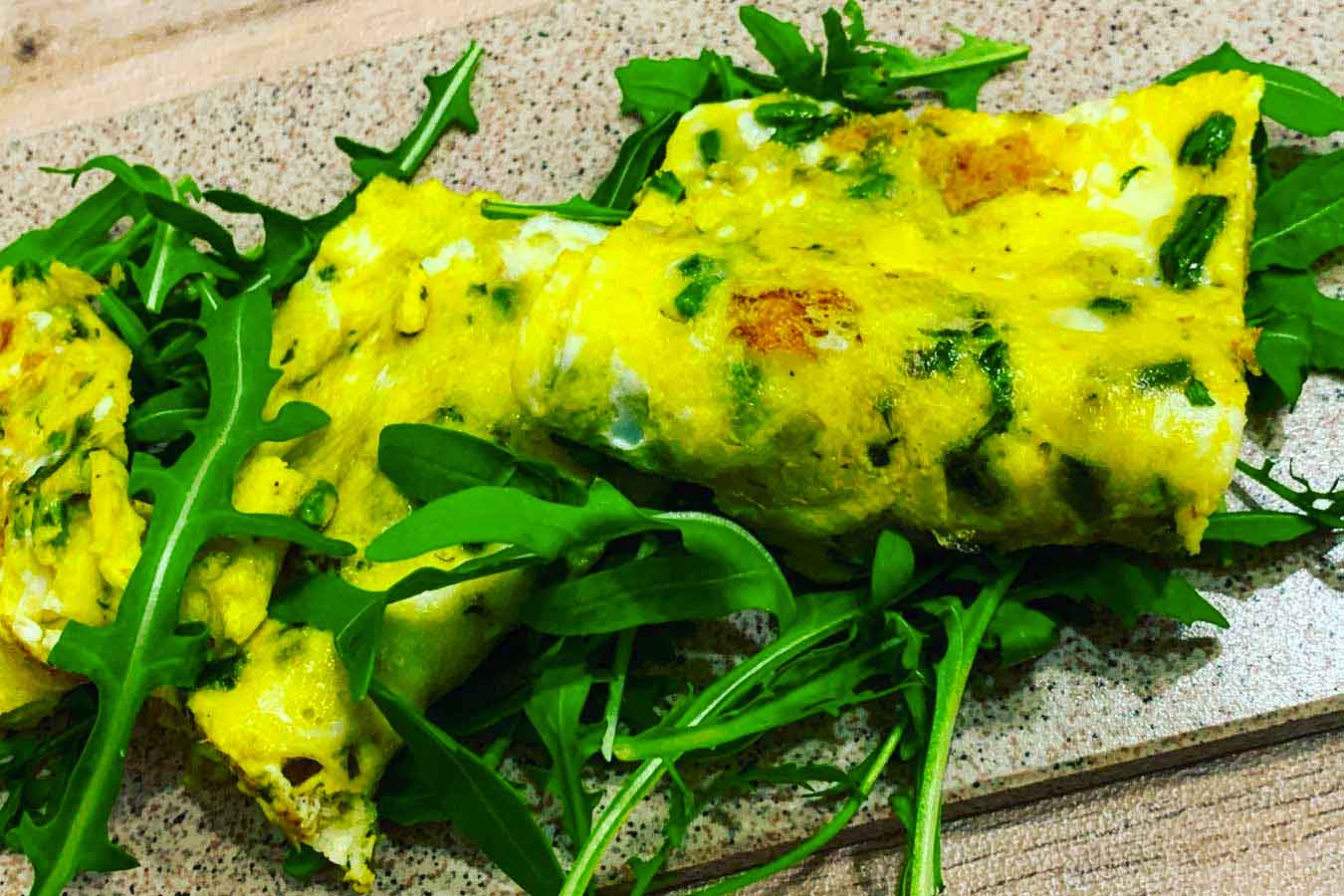 Frittata agli asparagi selvatici
