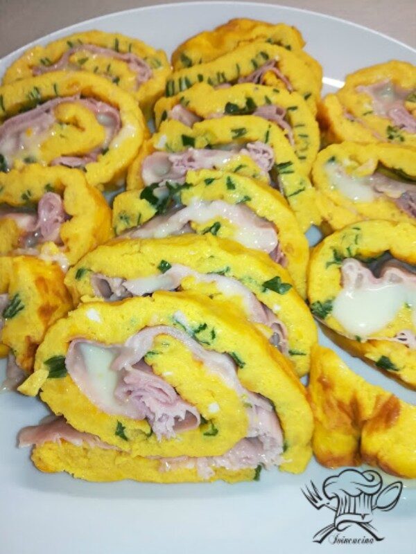 Frittata al forno con gambi di tropea