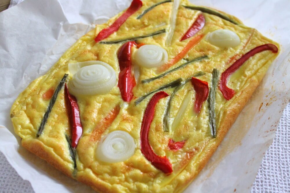 Frittata al forno con verdure versione primavera
