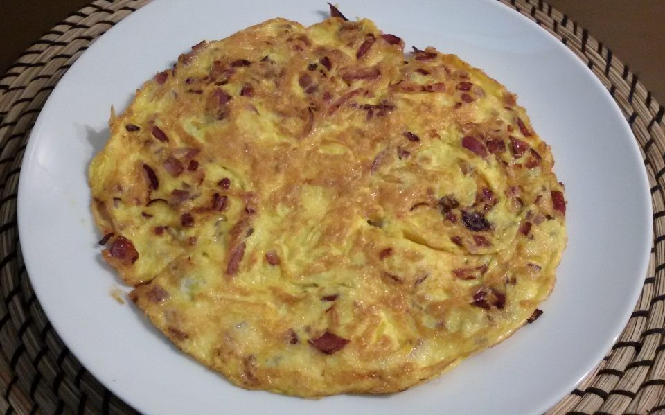 Frittata alla cipolla rossa