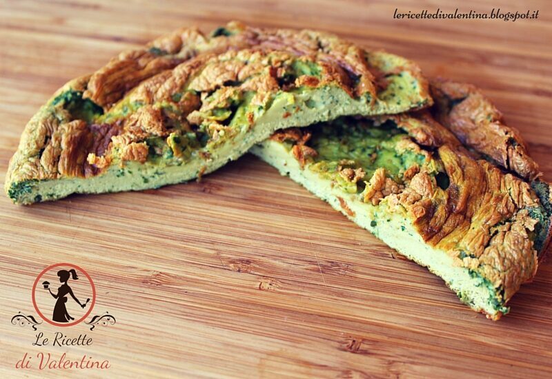 Frittata alla menta con la friggitrice ad aria