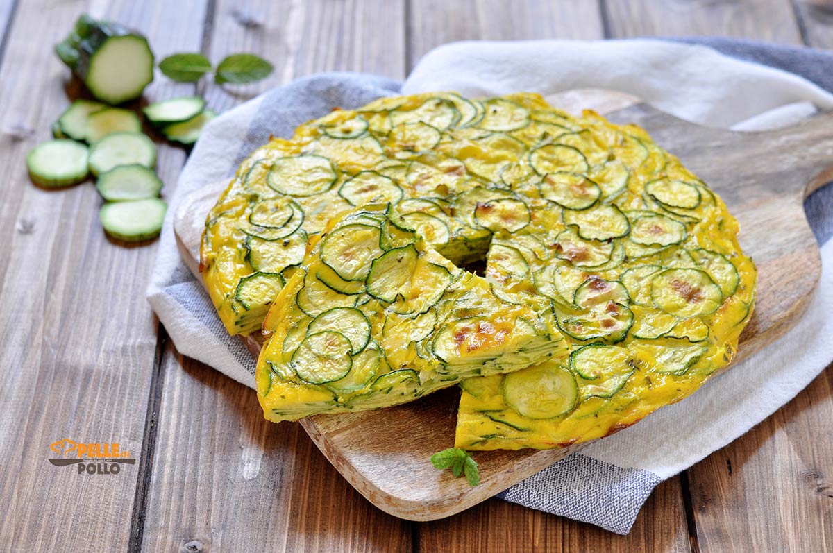 Frittata alle zucchine cotta al forno