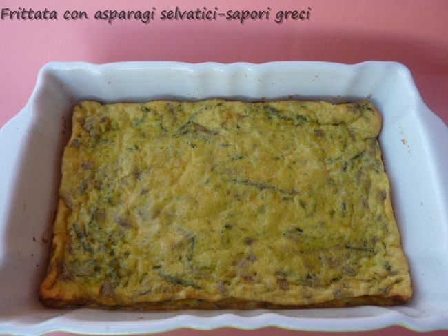 Frittata con asparagi selvatici