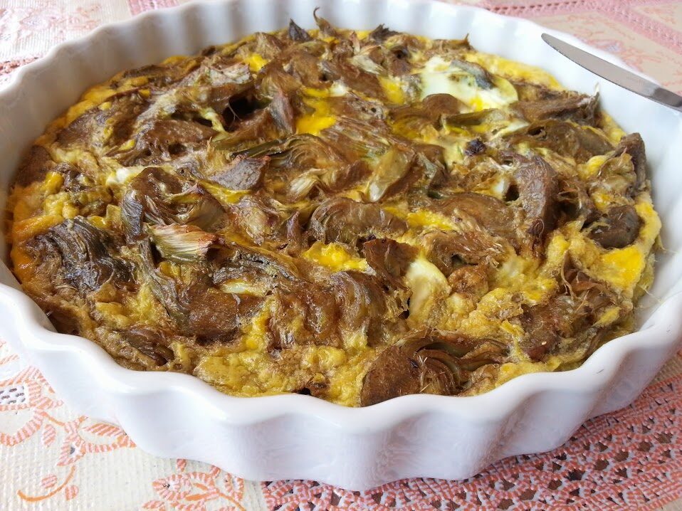 Frittata con carciofi
