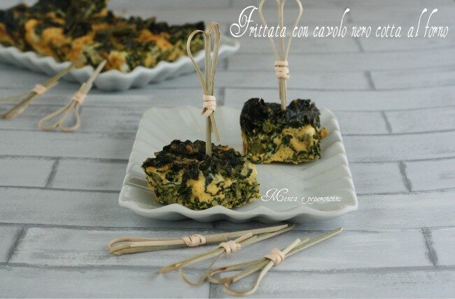 Frittata con cavolo nero cotta al forno