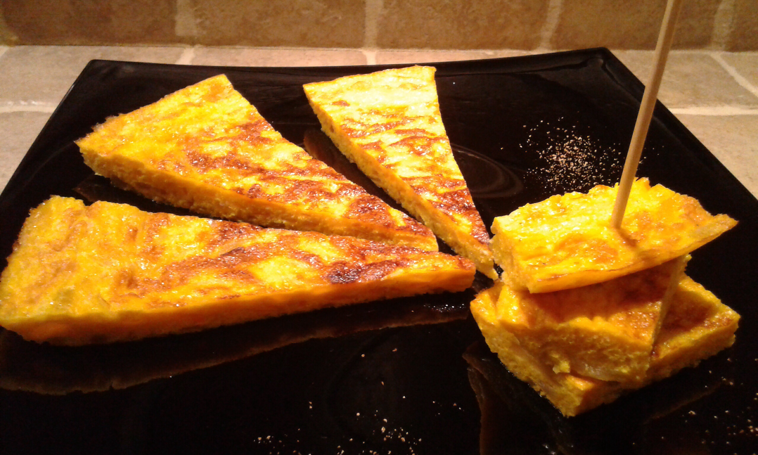 Frittata con cipolle di napoli