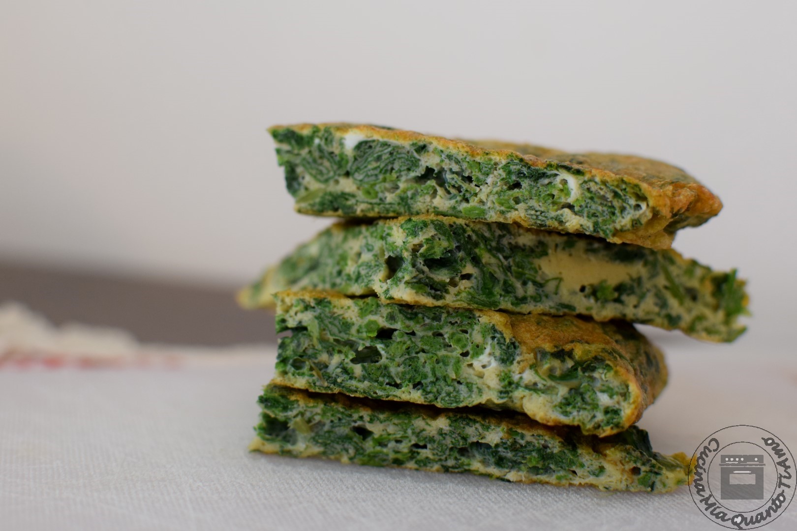 Frittata con erbe spontanee