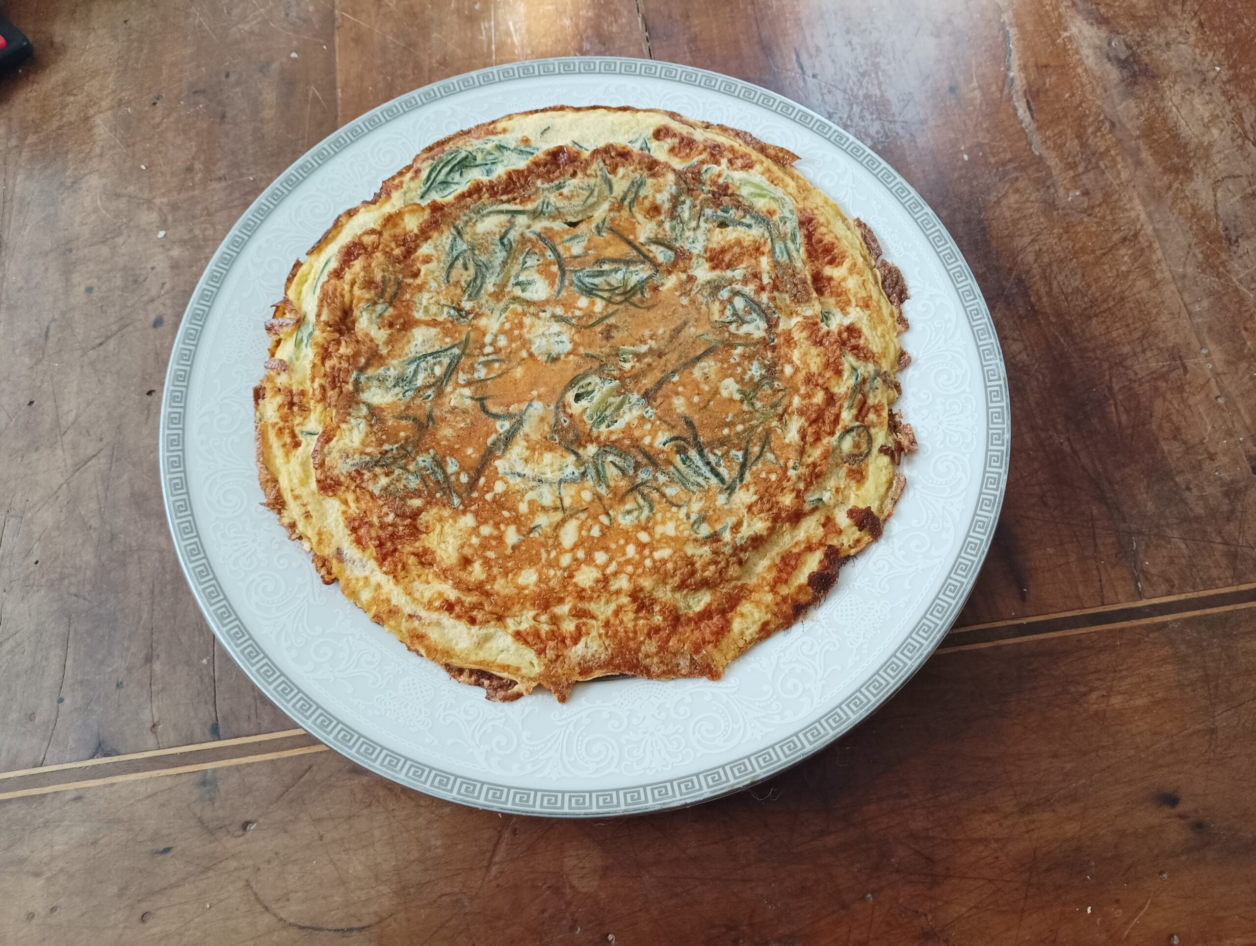 Frittata con gli agretti