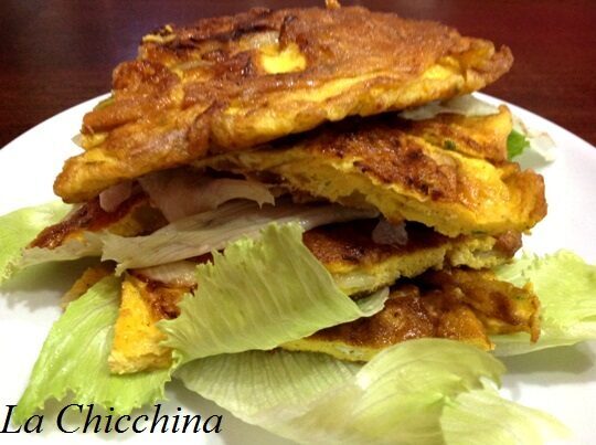 Frittata con le cipolle rosse