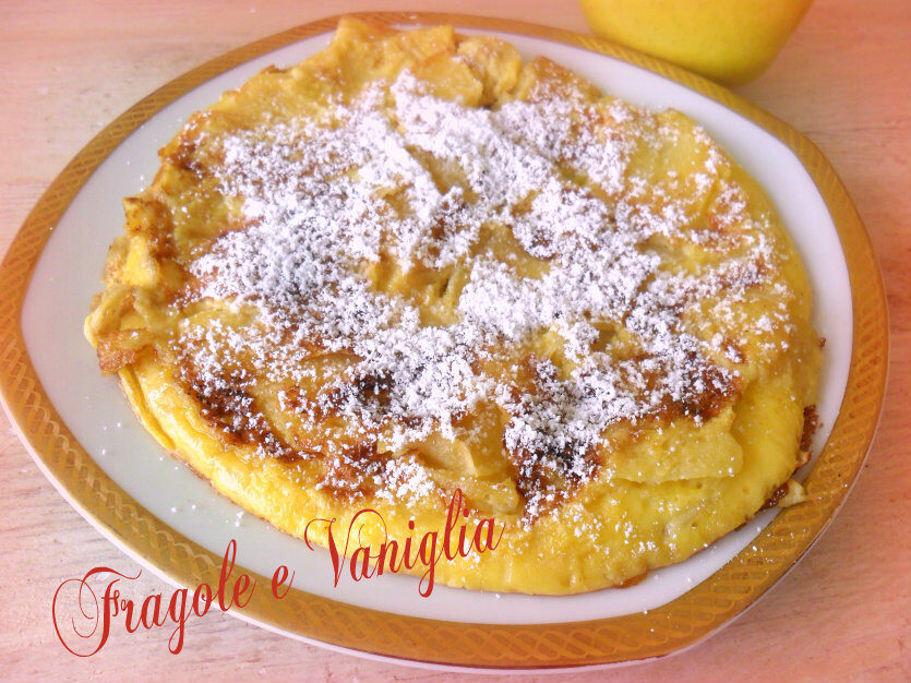 Frittata con mele