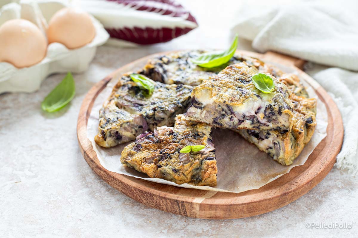 Frittata con radicchio