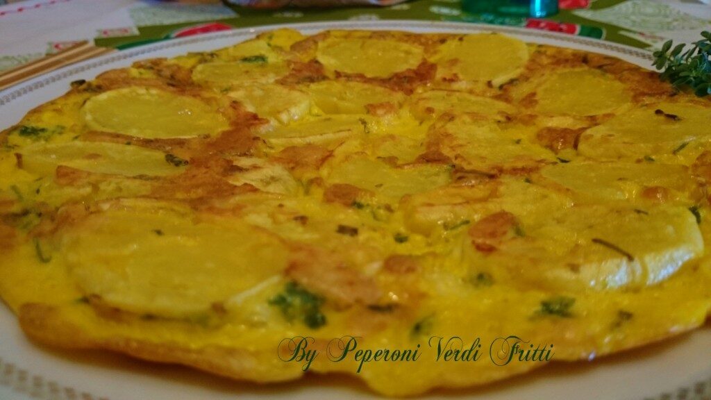 Frittata con uova e patate