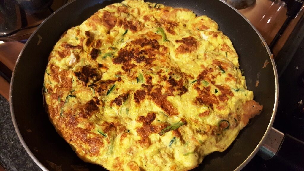 Frittata con zucchine e carote