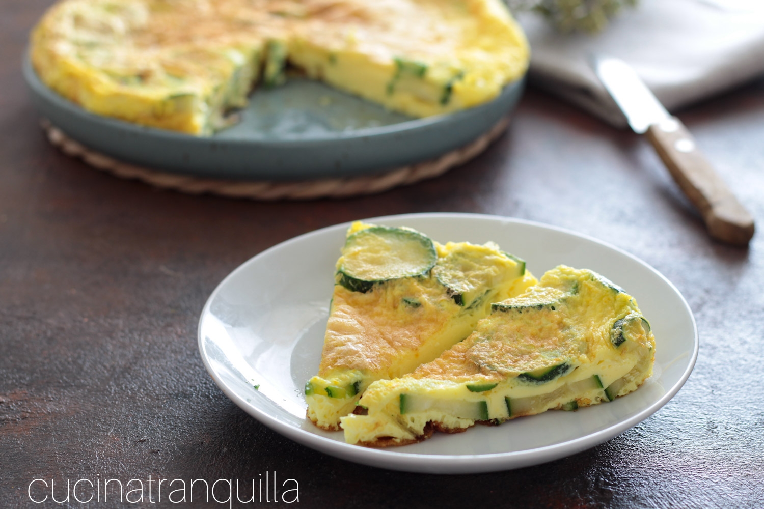 Frittata di albumi con zucchine