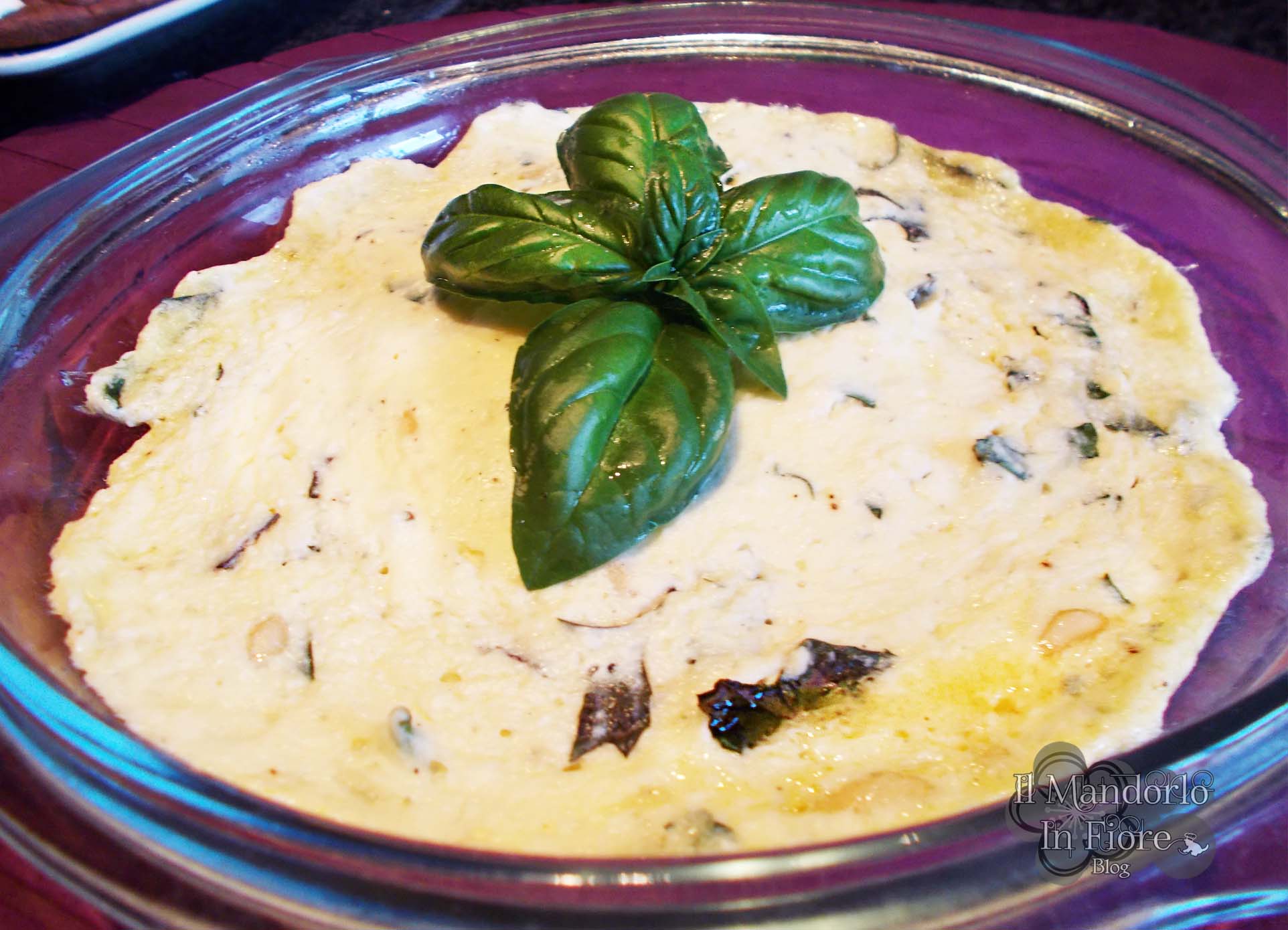 Frittata di albumi e ricotta al microonde