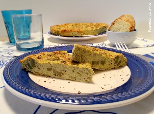 Frittata di albumi ed essenza di carciofo