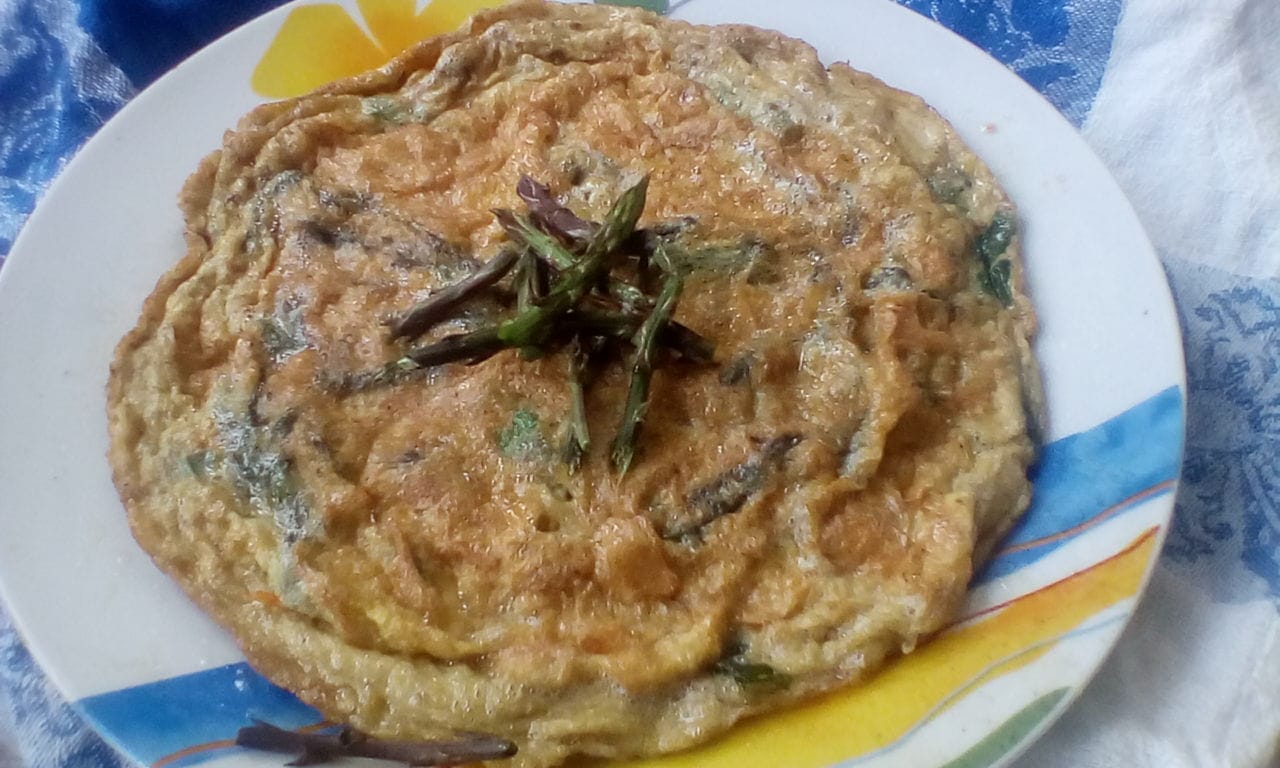 Frittata di asparagi selvatici