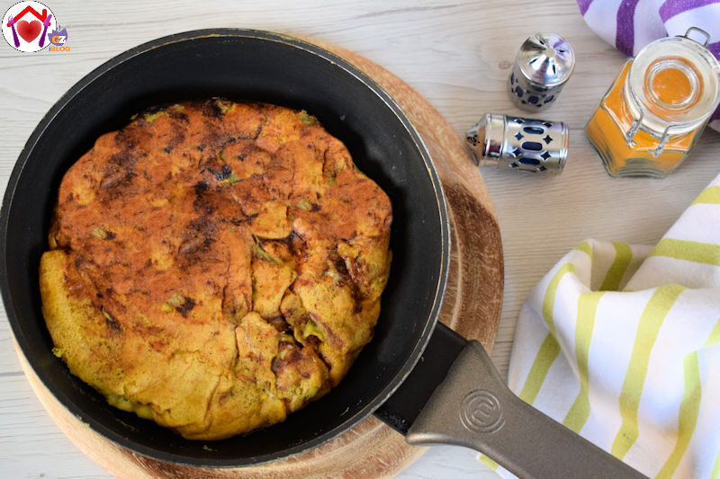 Frittata di carciofi con acqua faba