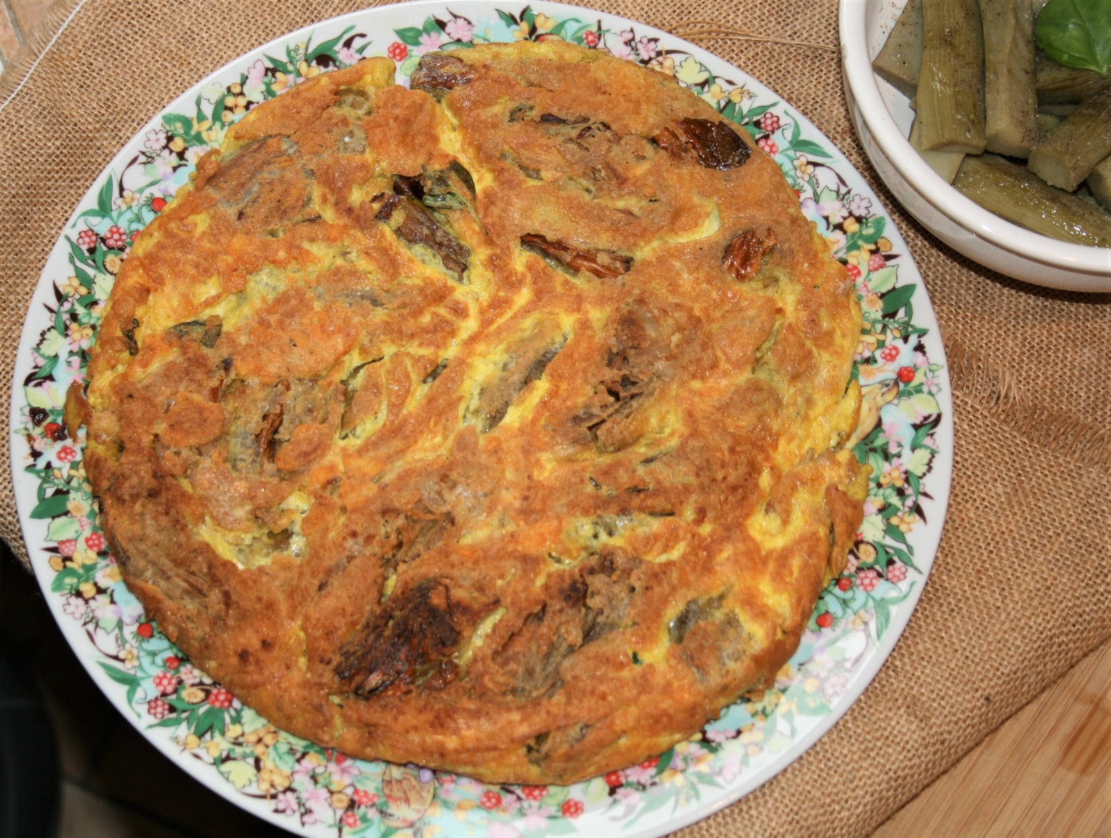 Frittata di carciofi  ,ed e’ gia’ primavera