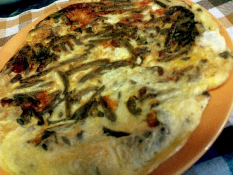 Frittata di fagiolini
