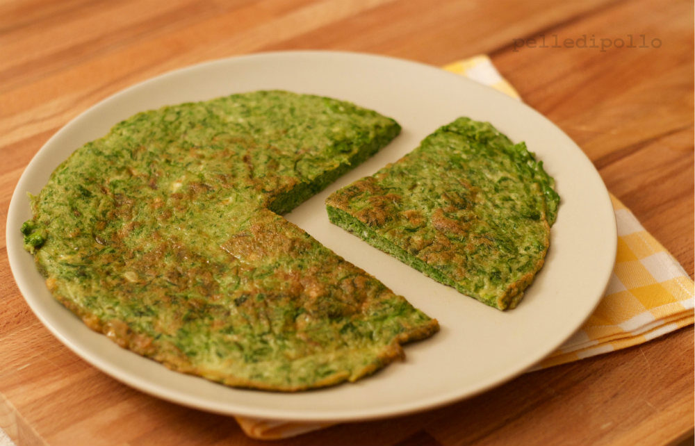 Frittata di luppolo selvatico